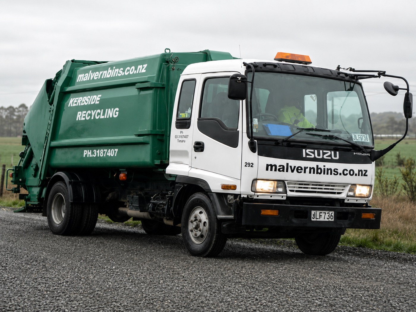 Malvern Waste Solutions recycling truck